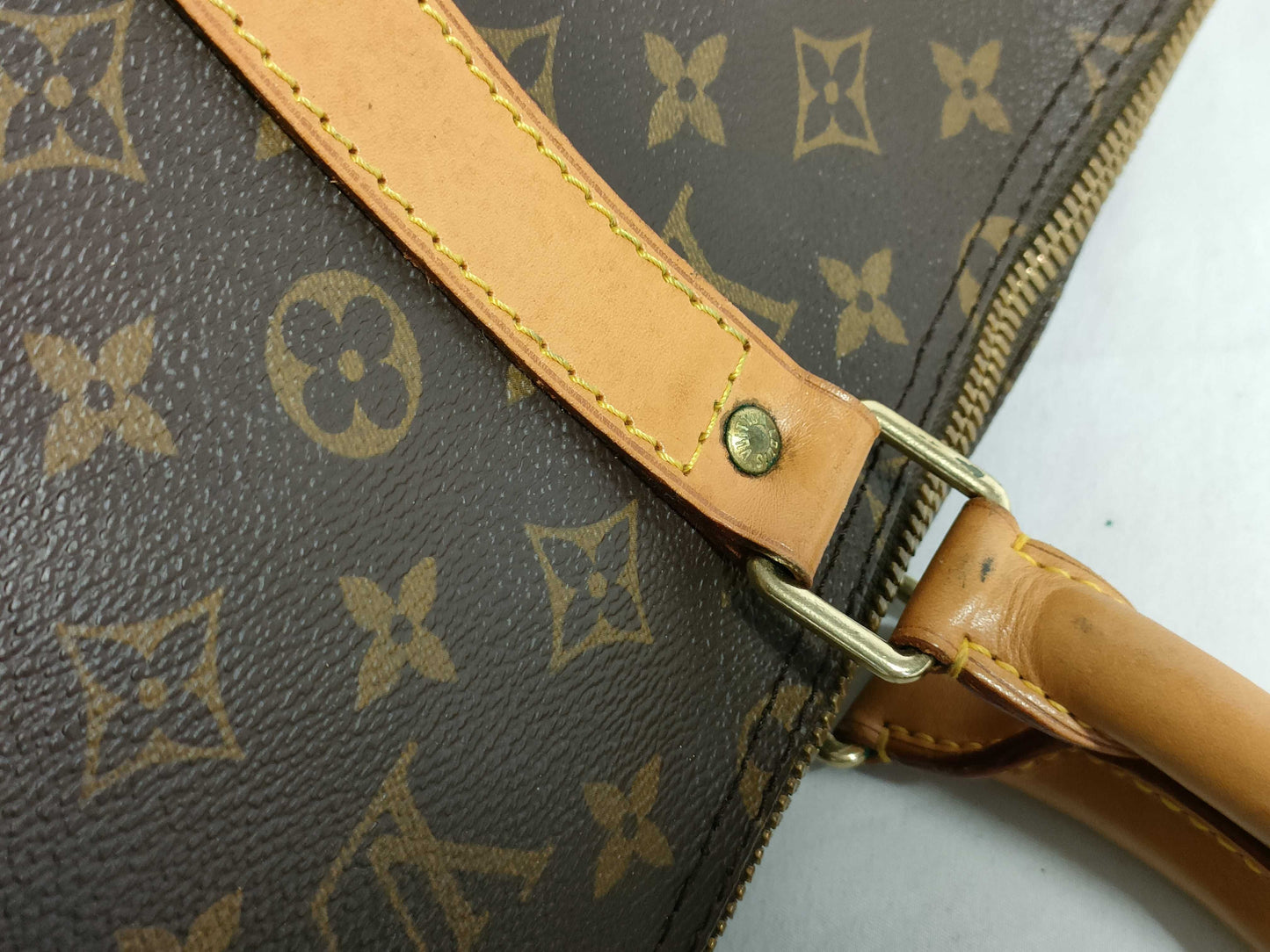 LOUIS VUITTON Monogram M41414 Keepall Bandouliere 55 Boston Bag