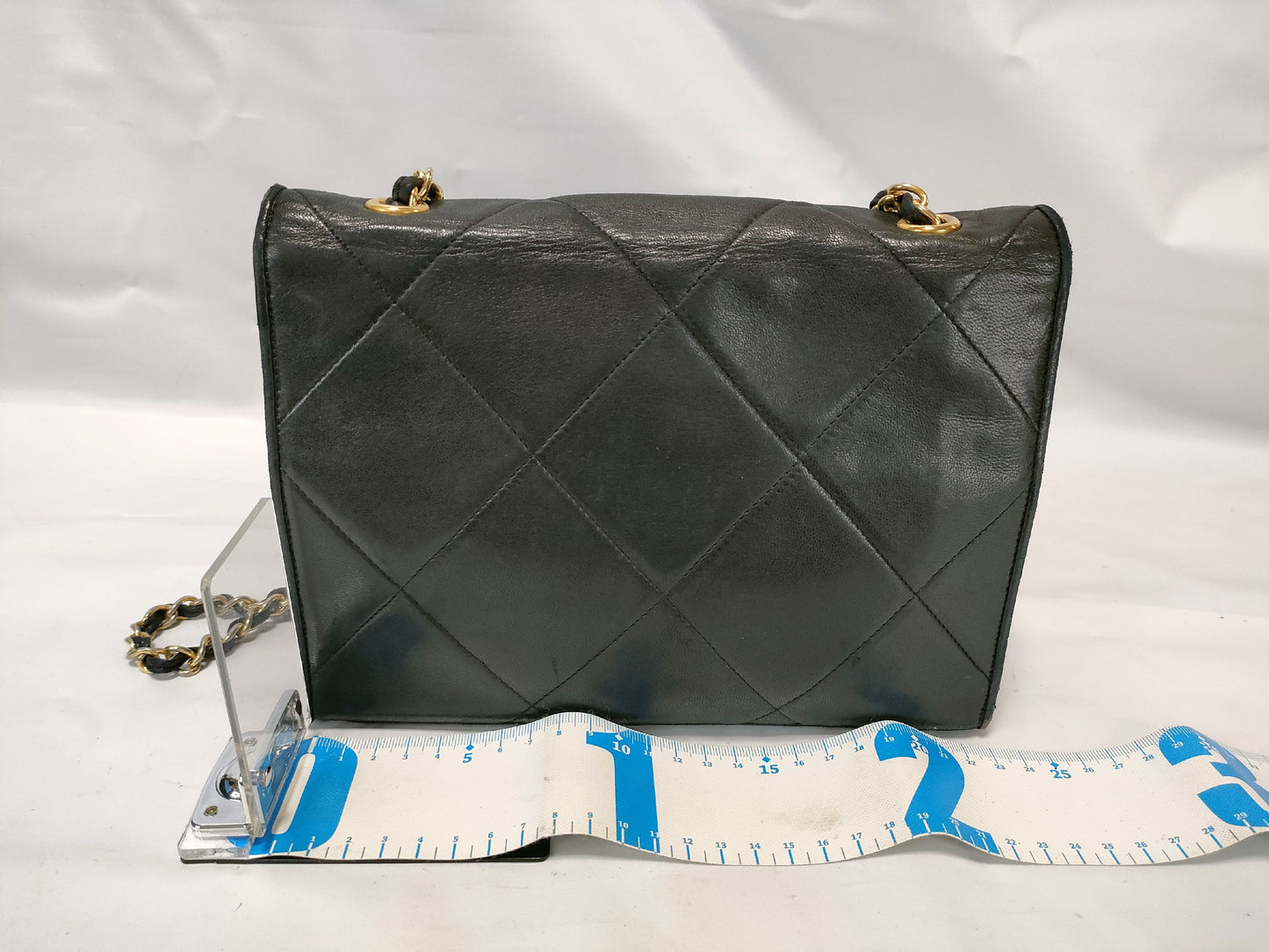 CHANEL Lambskin Vintage Chain Shoulder Bag