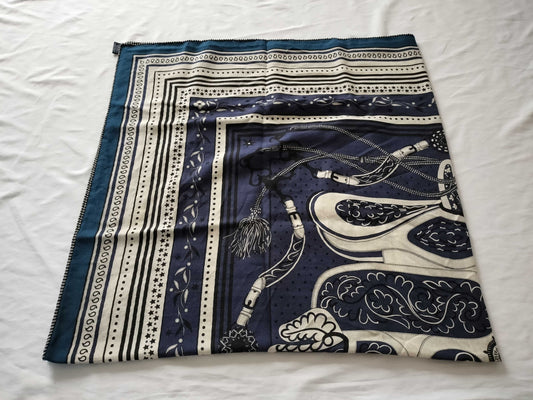 HERMES Carre Jean Carre 140 Festival des Amazones Large Scarf