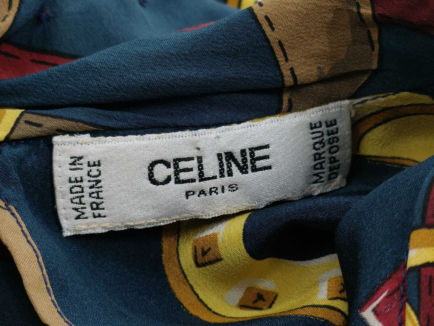 CELINE all-over print shirt