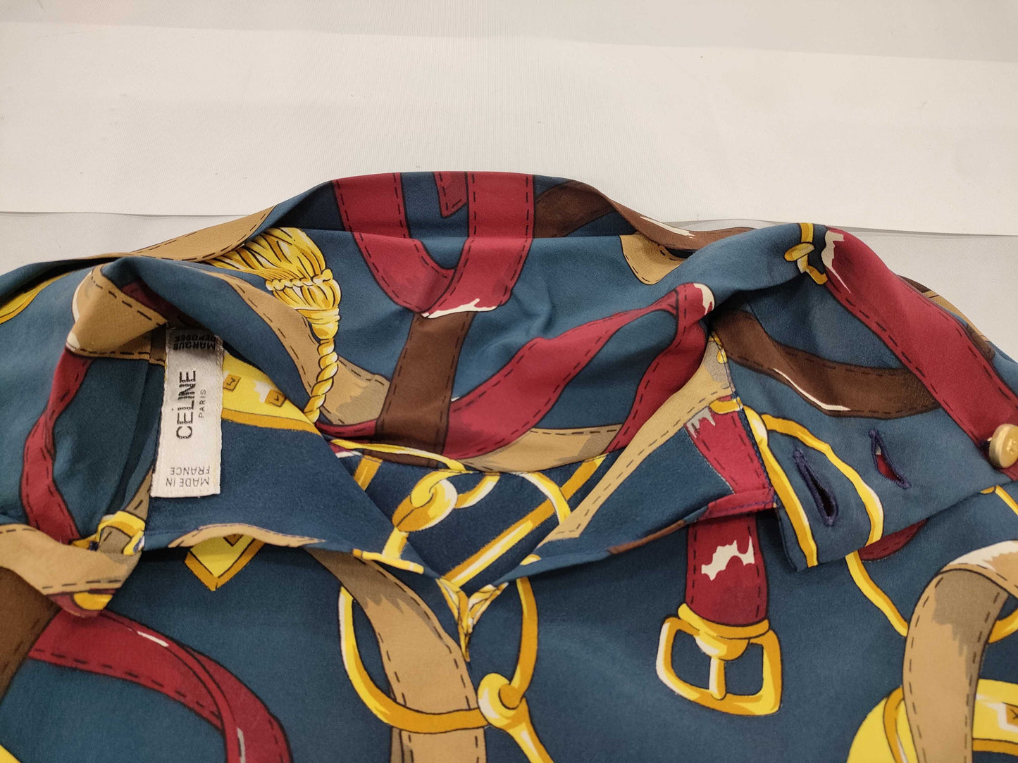 CELINE all-over print shirt