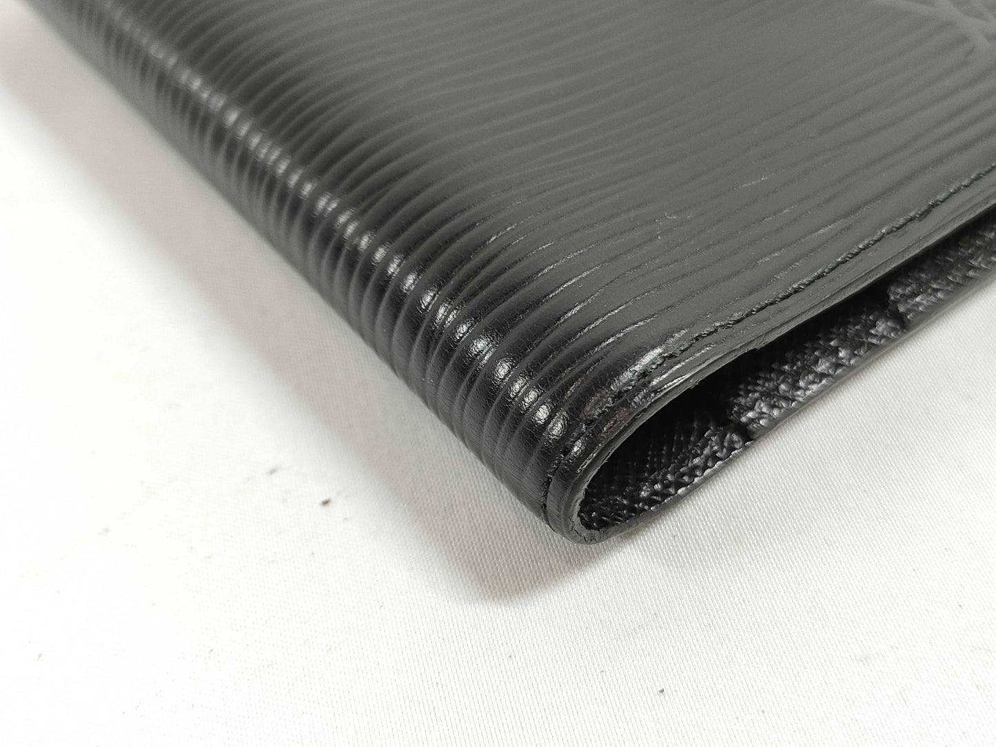 LOUIS VUITTON Epi Agenda Mini/Black Card Case, Pass Case, Business Card Case