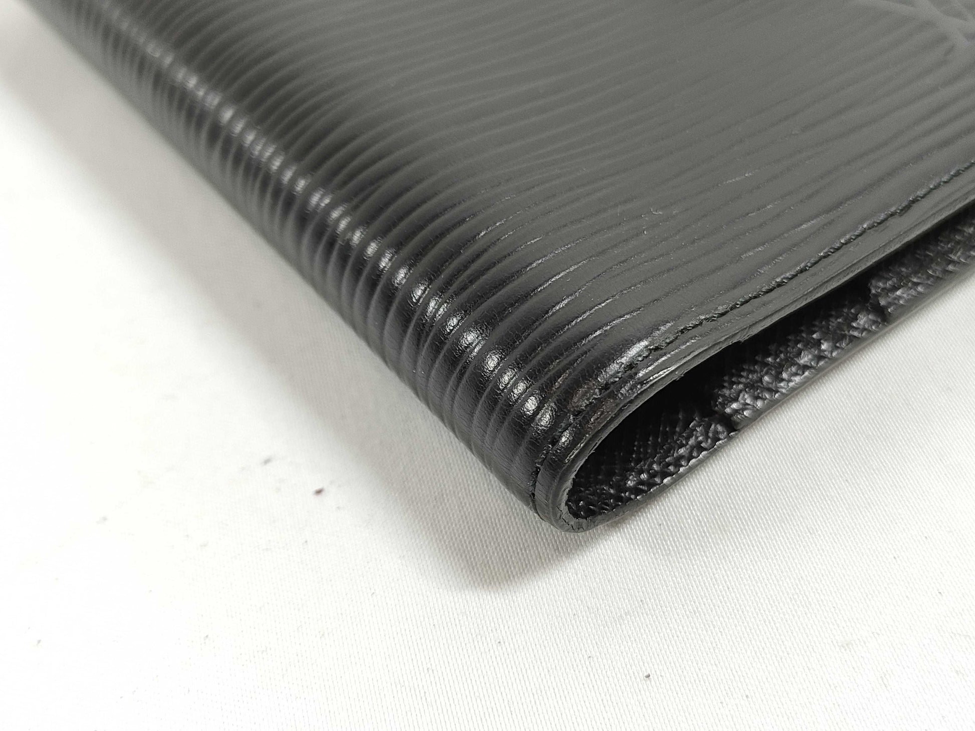 LOUIS VUITTON Epi Agenda Mini/Black Card Case, Pass Case, Business Card Case