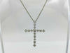 HARRY WINSTON Cross Diamond PT950 10.3g Necklace