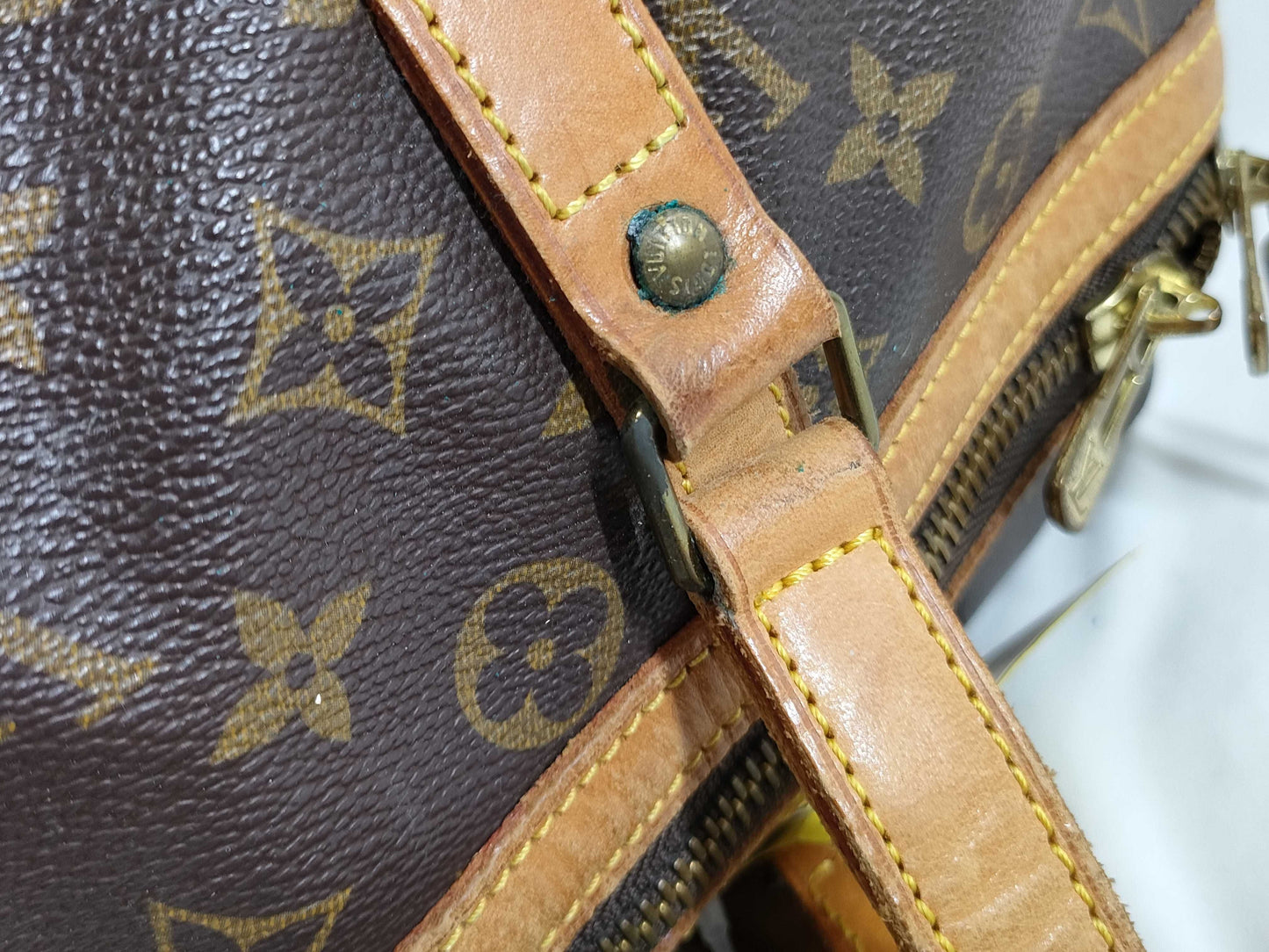 LOUIS VUITTON Monogram M41626 Saxe Subtle 35 Boston Bag