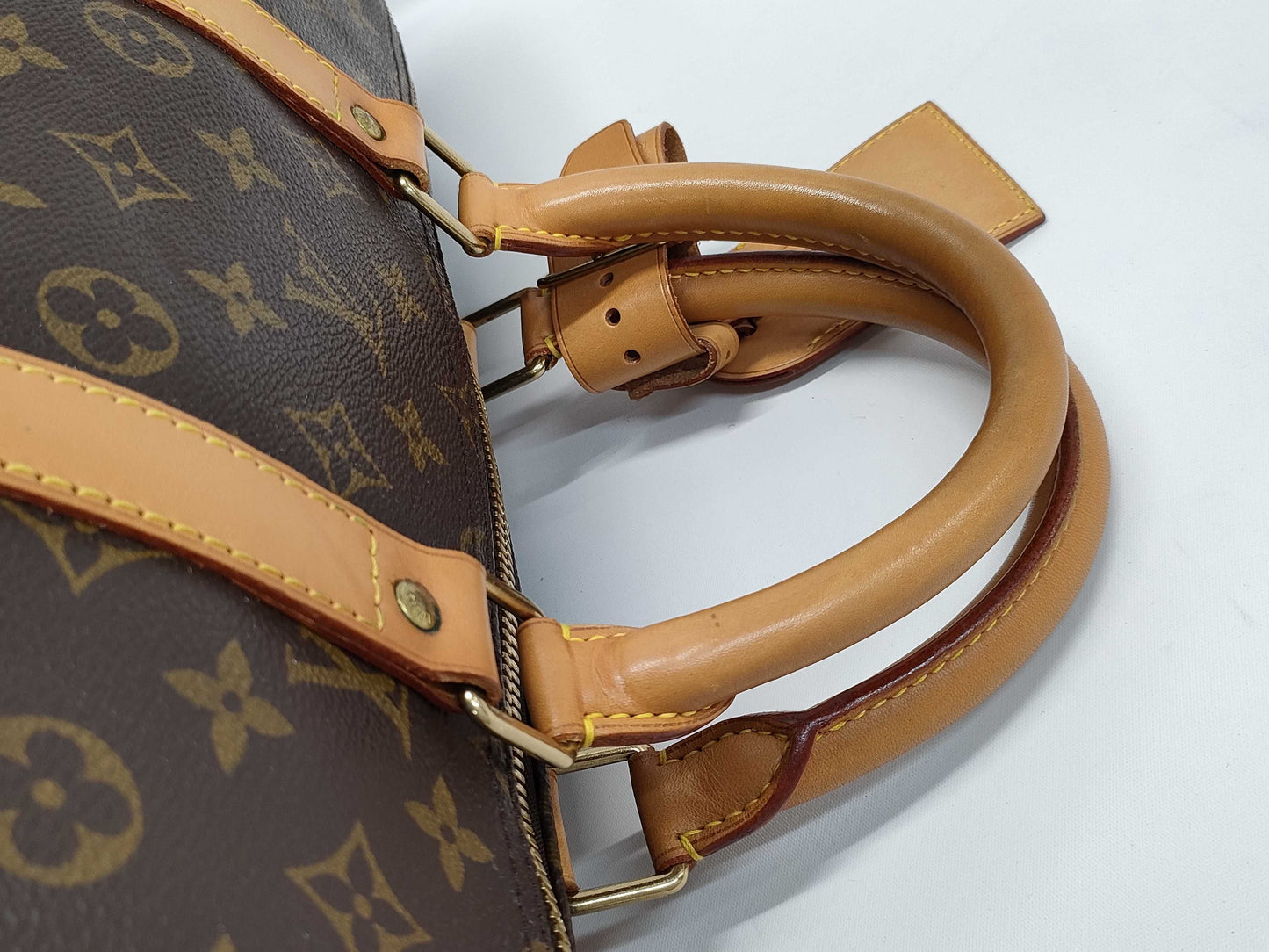 LOUIS VUITTON Monogram M41424 Keepall 55 Boston Bag