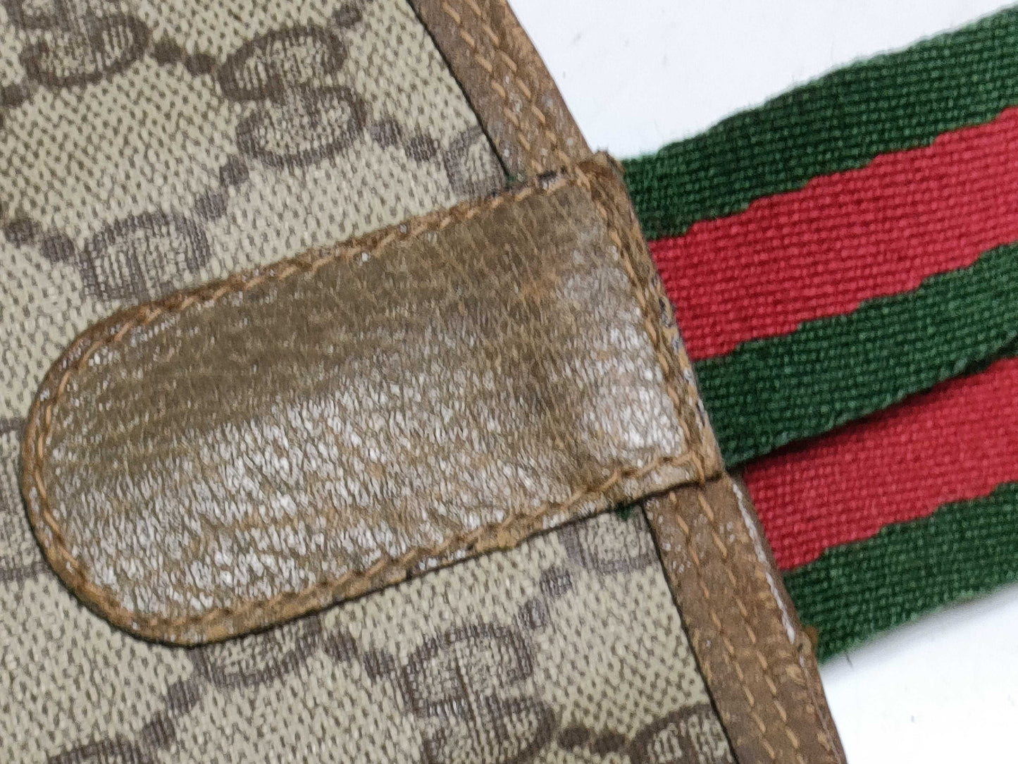GUCCI GG Supreme Sherry Line Tote Bag