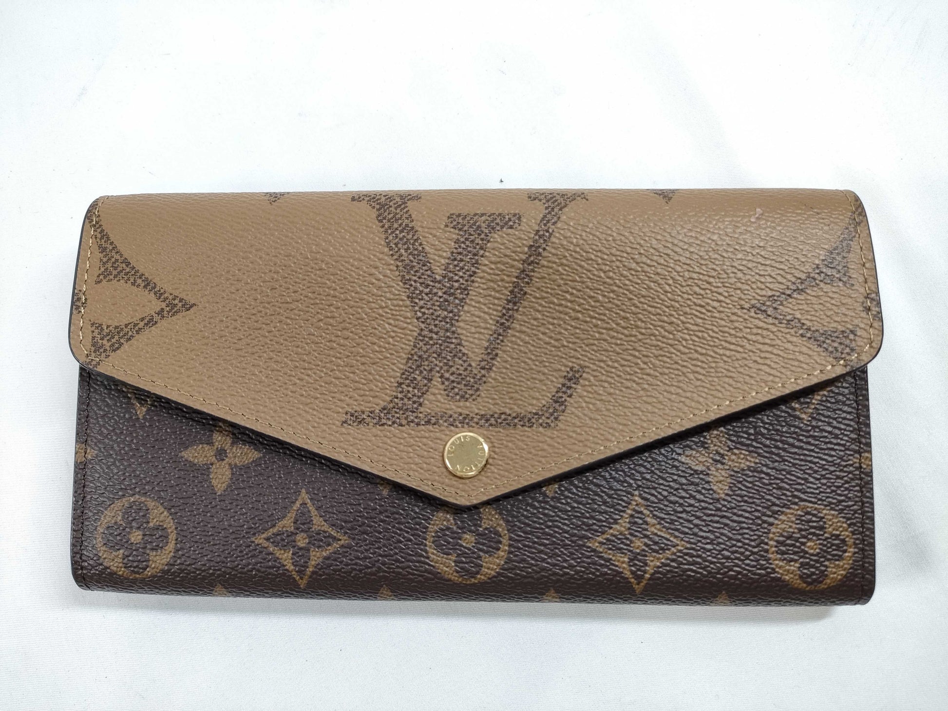 LOUIS VUITTON Monogram Giant Reverse M80726 Portefeuille Sarah Wallet