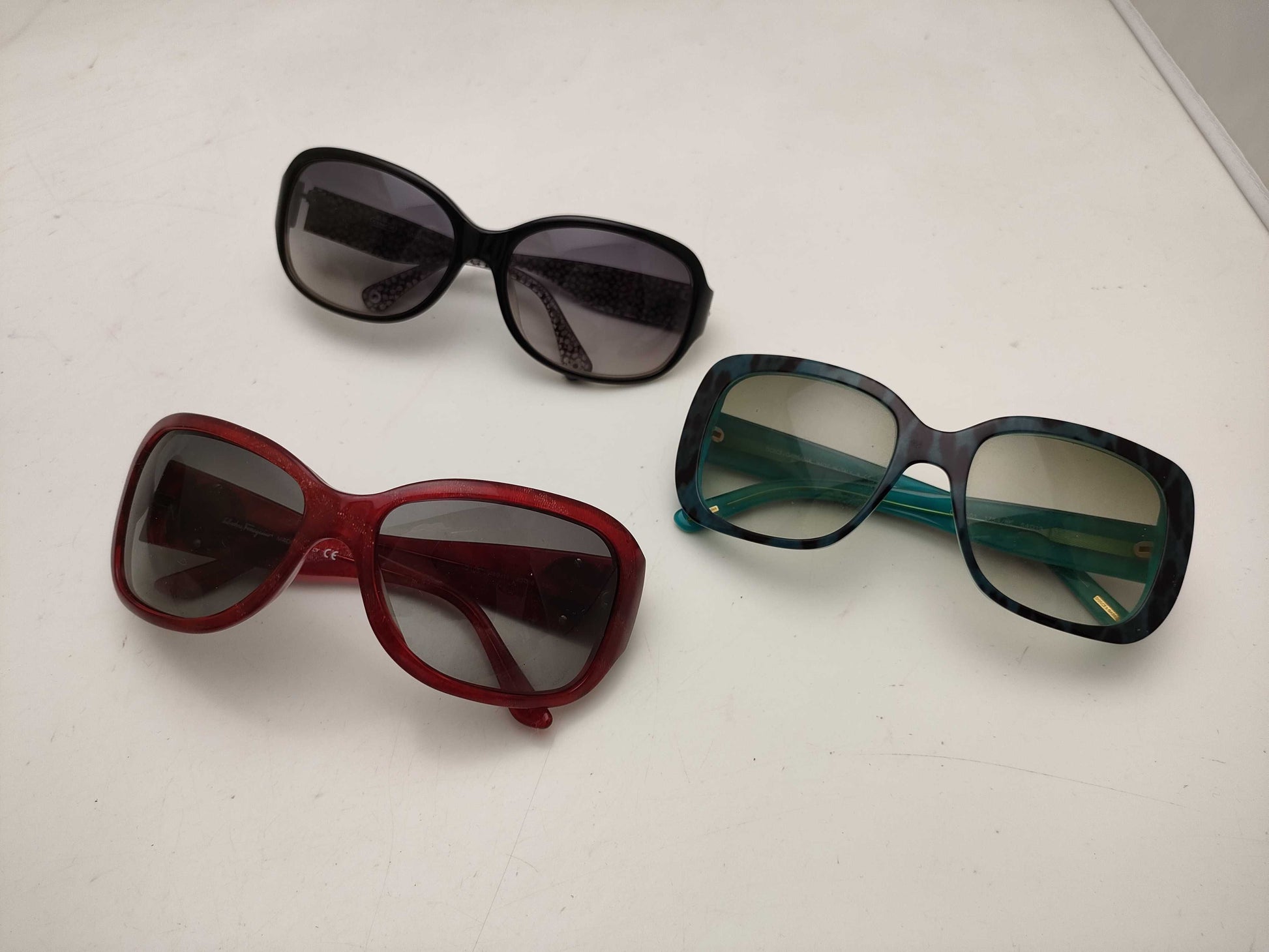 COACH Dolce & Gabbana/Coach/Ferragamo 3-piece sunglasses/glasses
