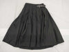 PRADA Skirt with nylon belt and triangle plate, black skirt