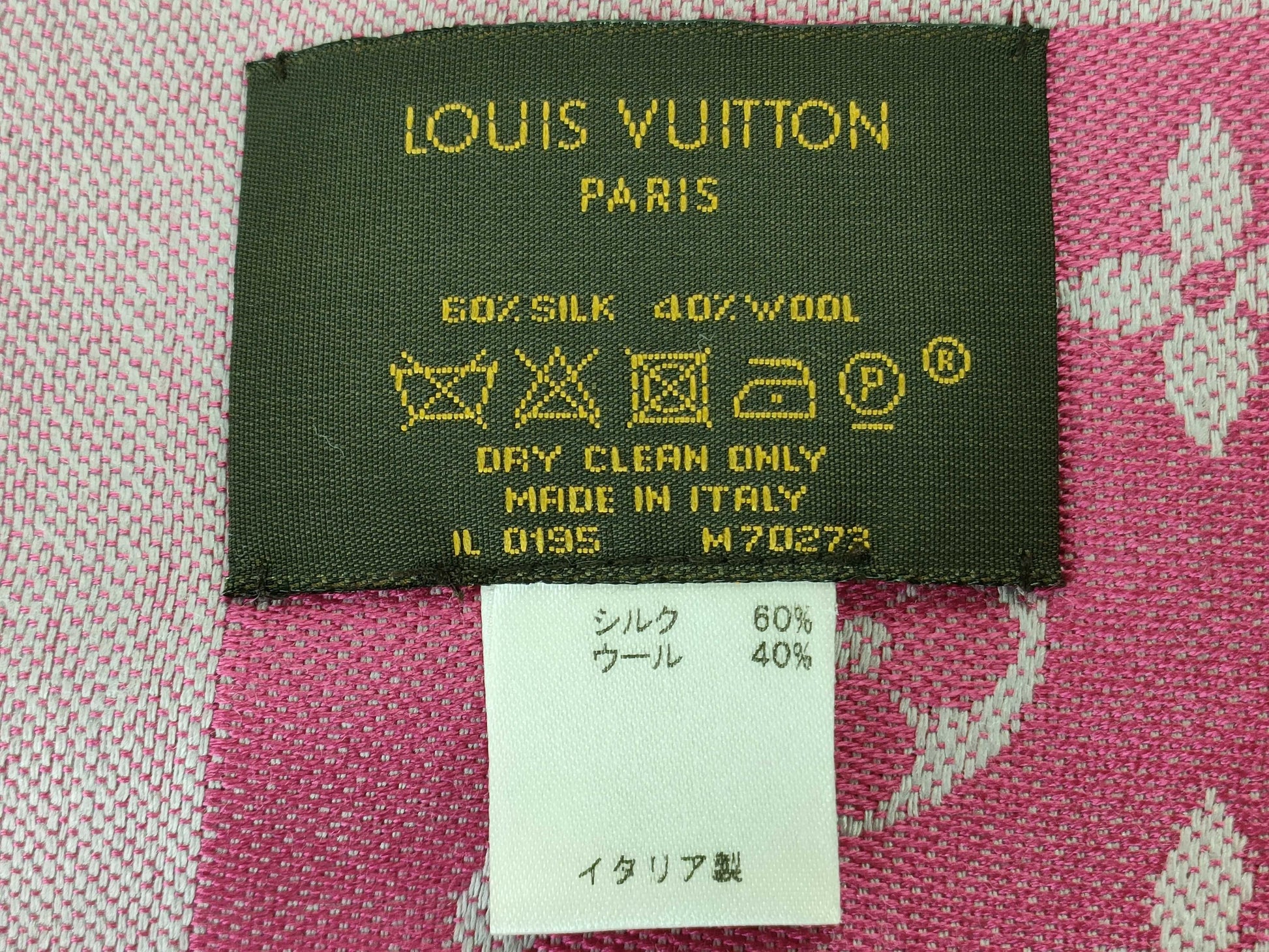 LOUIS VUITTON Monogram M70273 Monogram Shawl Stole Other Apparel