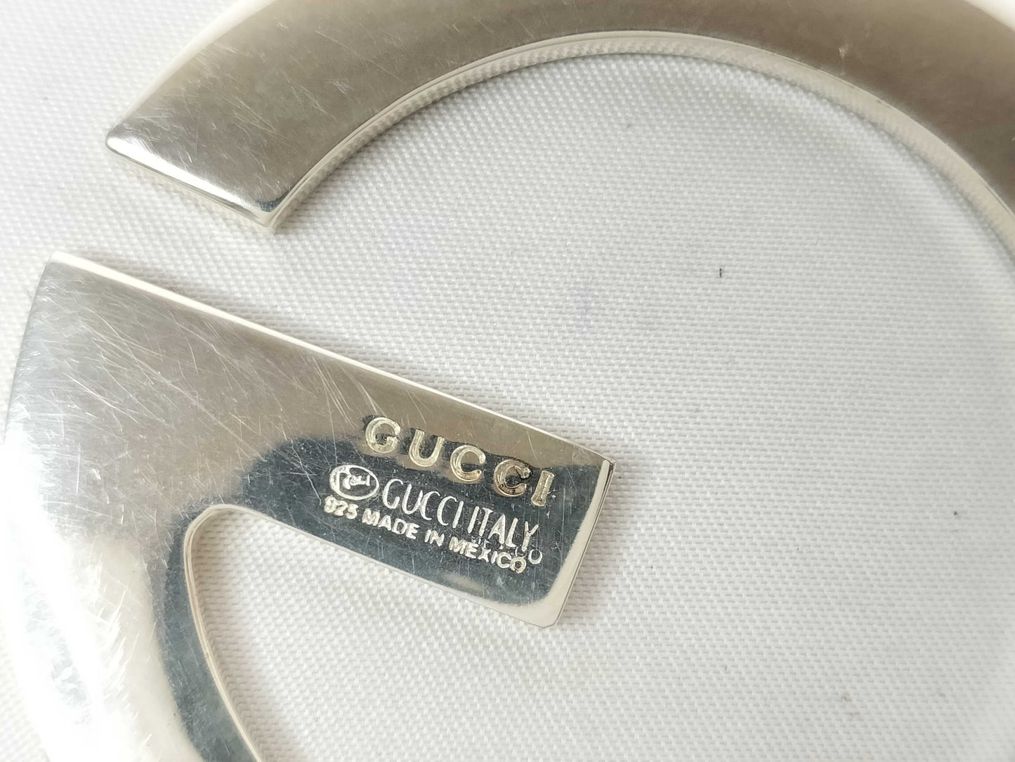 GUCCI Silver Gucci Choker Necklace