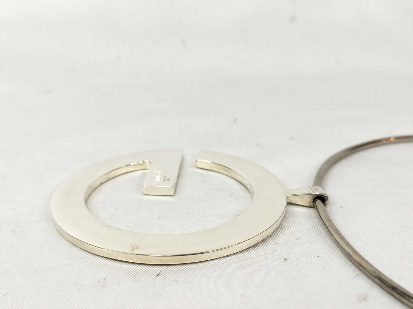 GUCCI Silver Gucci Choker Necklace