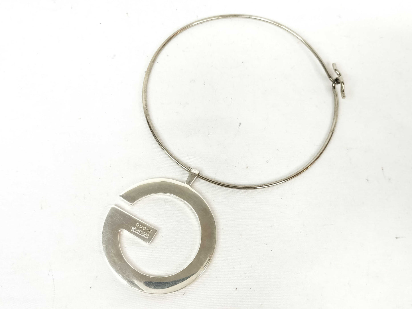 GUCCI Silver Gucci Choker Necklace