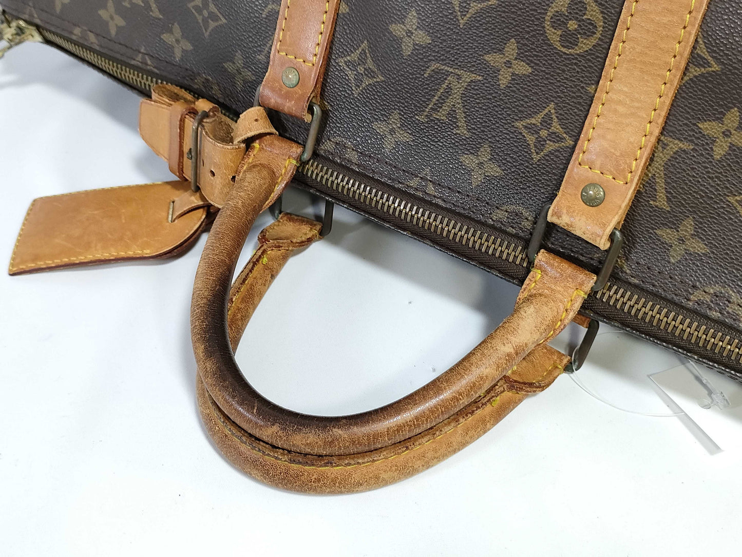 LOUIS VUITTON Monogram M41414 Keepall Bandouliere 55 Boston Bag