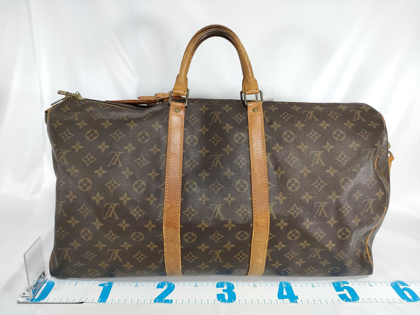 LOUIS VUITTON Monogram M41414 Keepall Bandouliere 55 Boston Bag