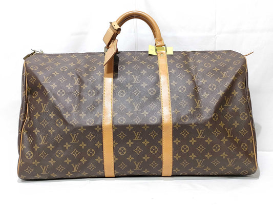 LOUIS VUITTON Monogram M41422 Keepall 60 Boston Bag