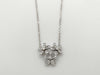Van Cleef&Arpels Socrates Triple Diamond WG AU750 7.2g Necklace