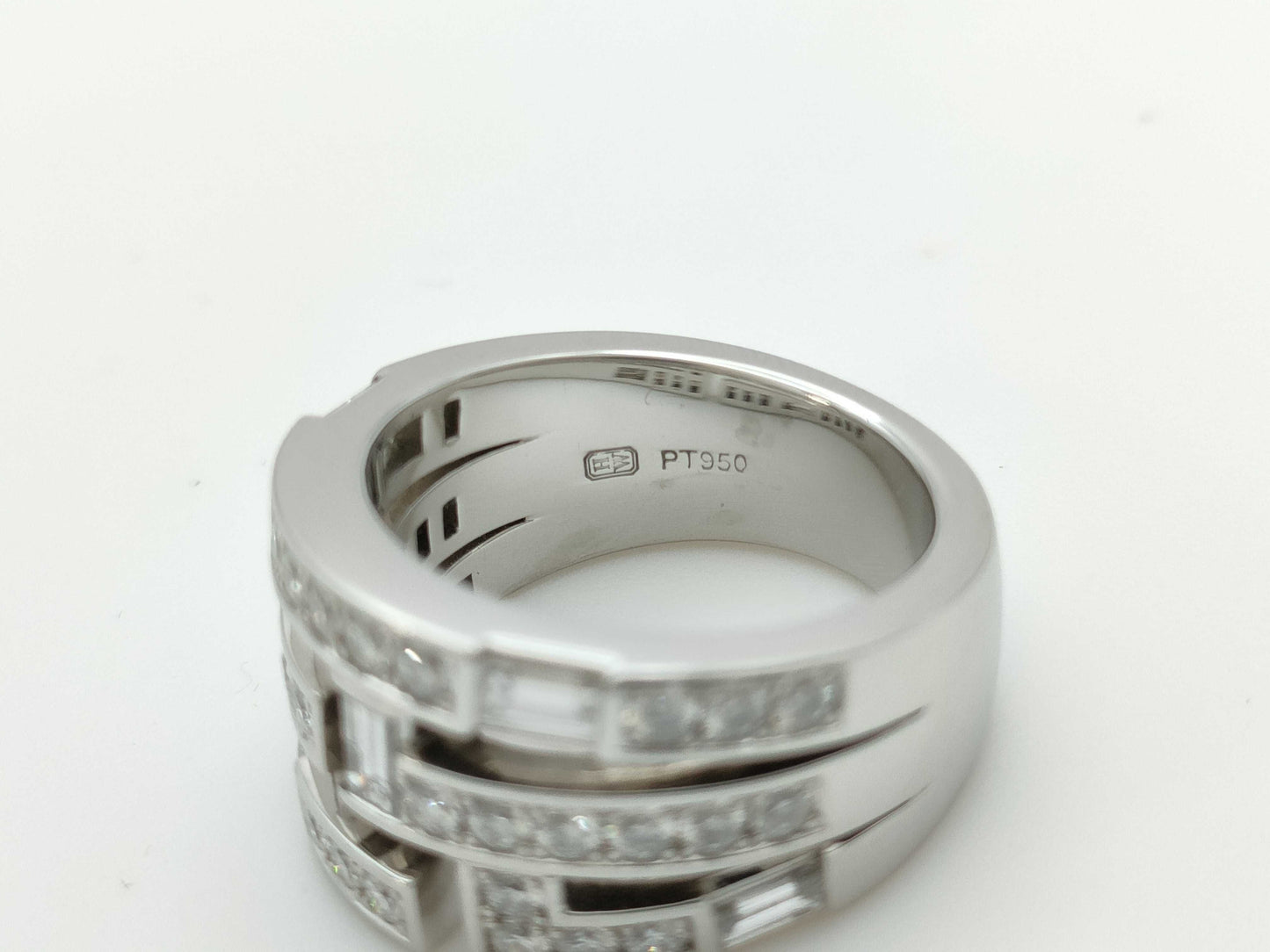 HARRY WINSTON Traffic Accent WG AU750 16.1g Ring