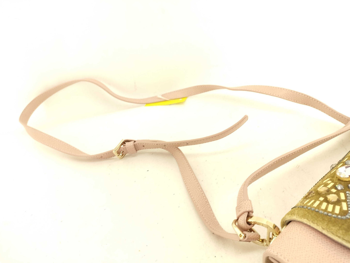 FURLA 2-way mini shoulder bag with rhinestones