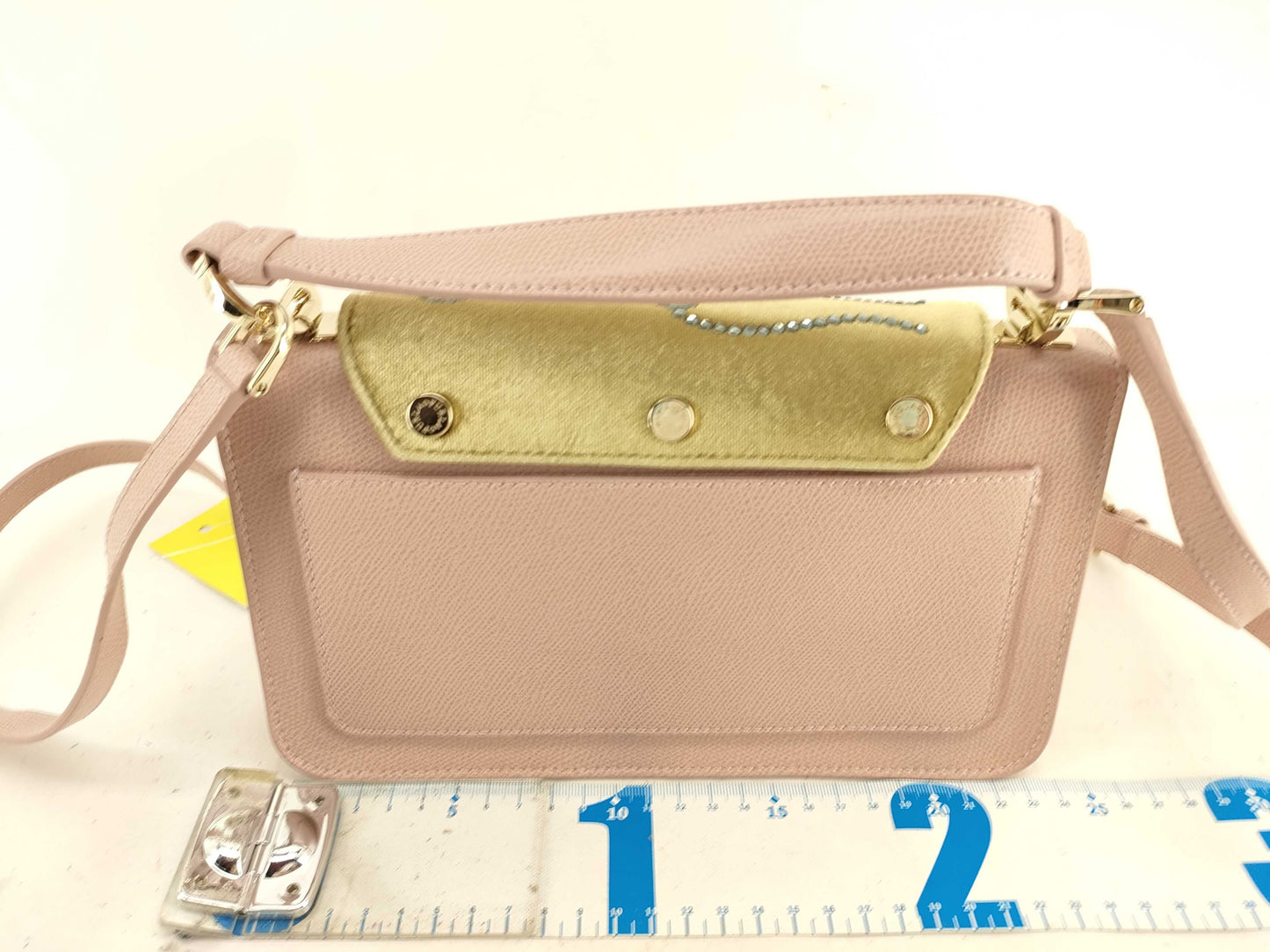 FURLA 2-way mini shoulder bag with rhinestones