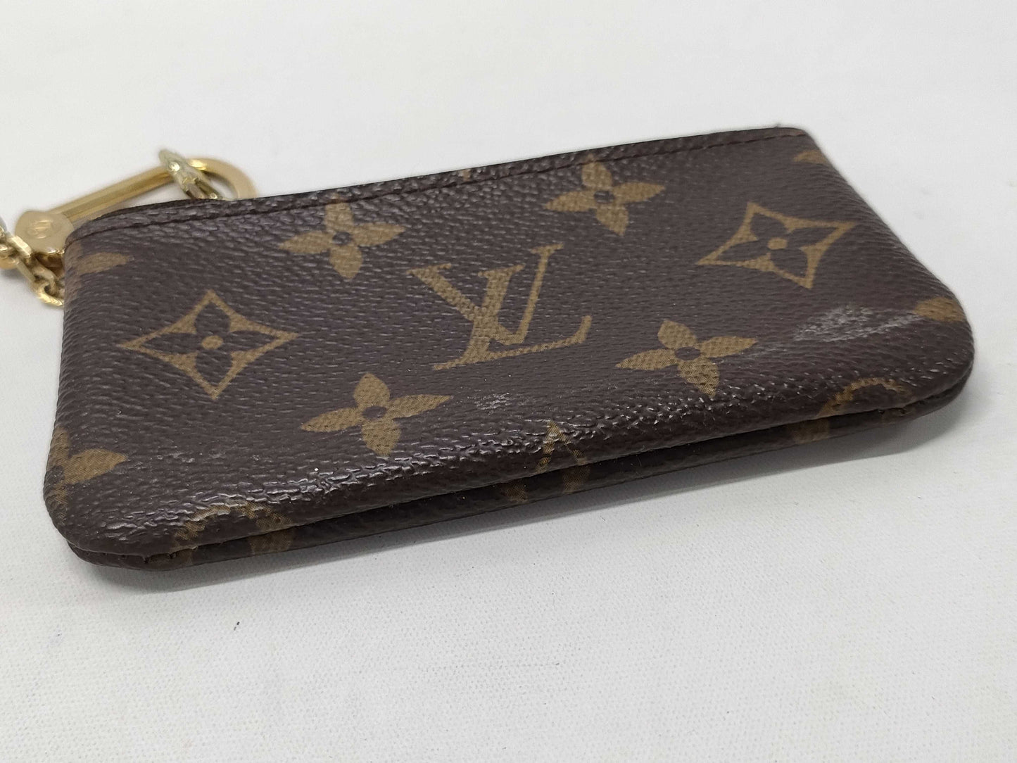 LOUIS VUITTON Monogram M62650 Pochette Cle Coin Case