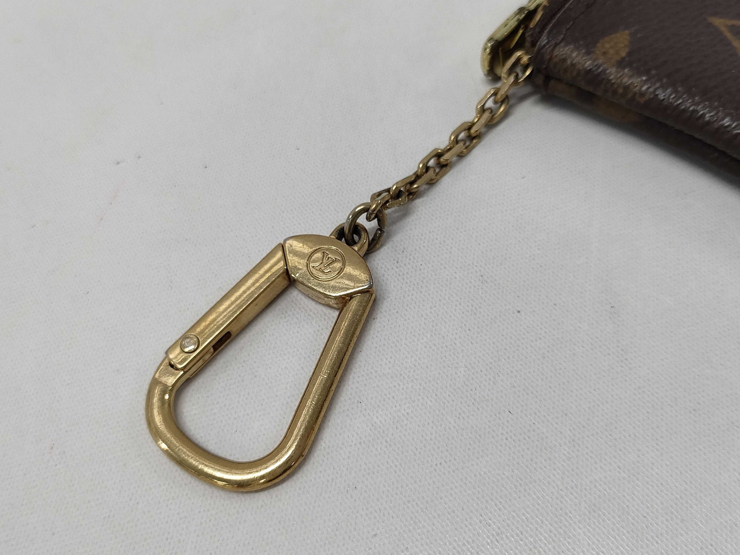 LOUIS VUITTON Monogram M62650 Pochette Cle Coin Case