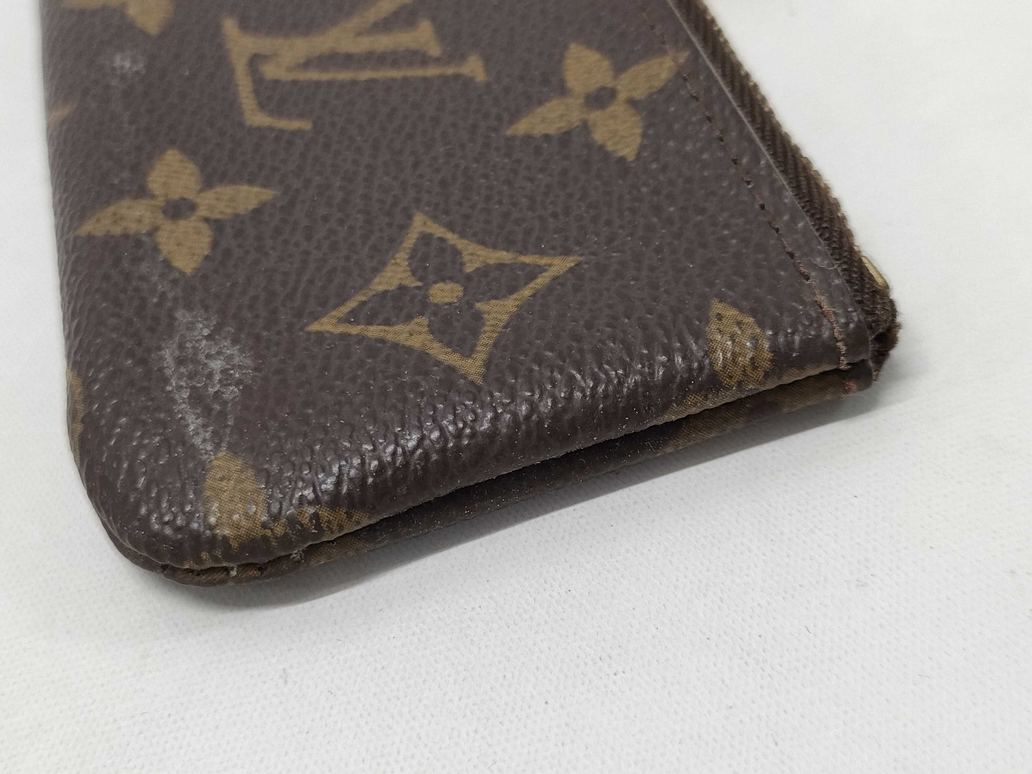 LOUIS VUITTON Monogram M62650 Pochette Cle Coin Case