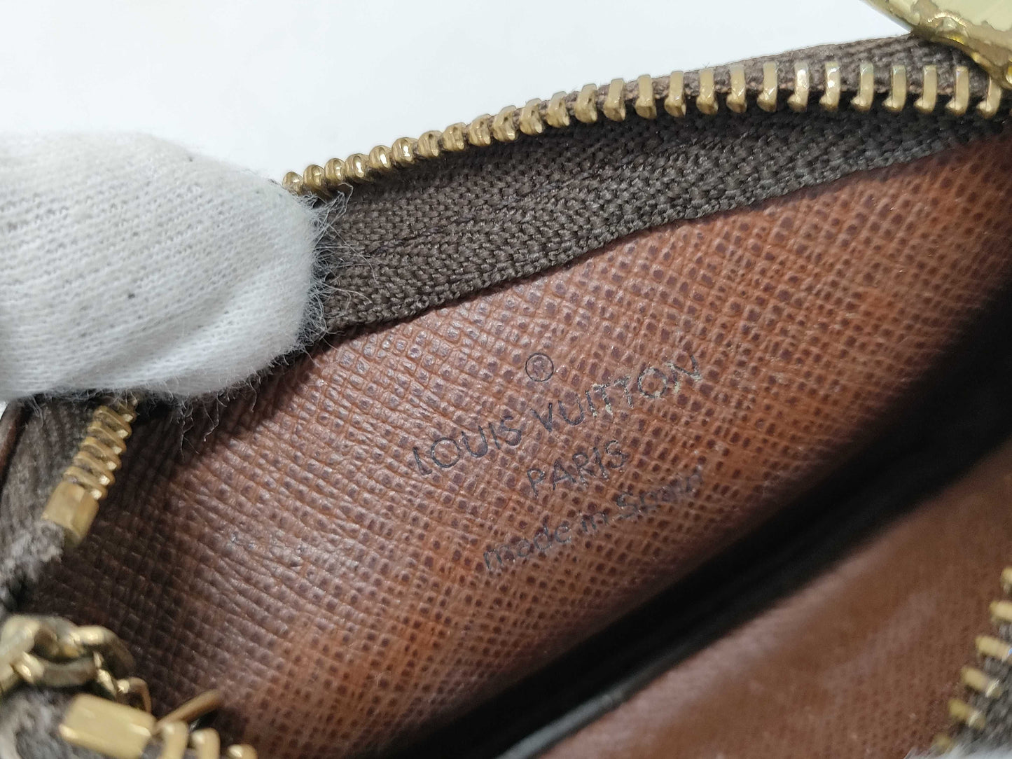 LOUIS VUITTON Monogram M62650 Pochette Cle Coin Case