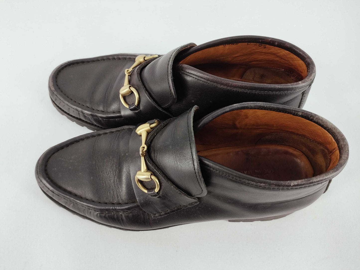 GUCCI Horsebit Leather Chukka Boots Other Shoes