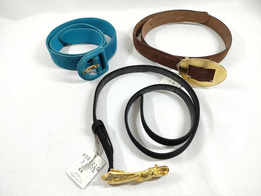 Dior Leather Belt*3