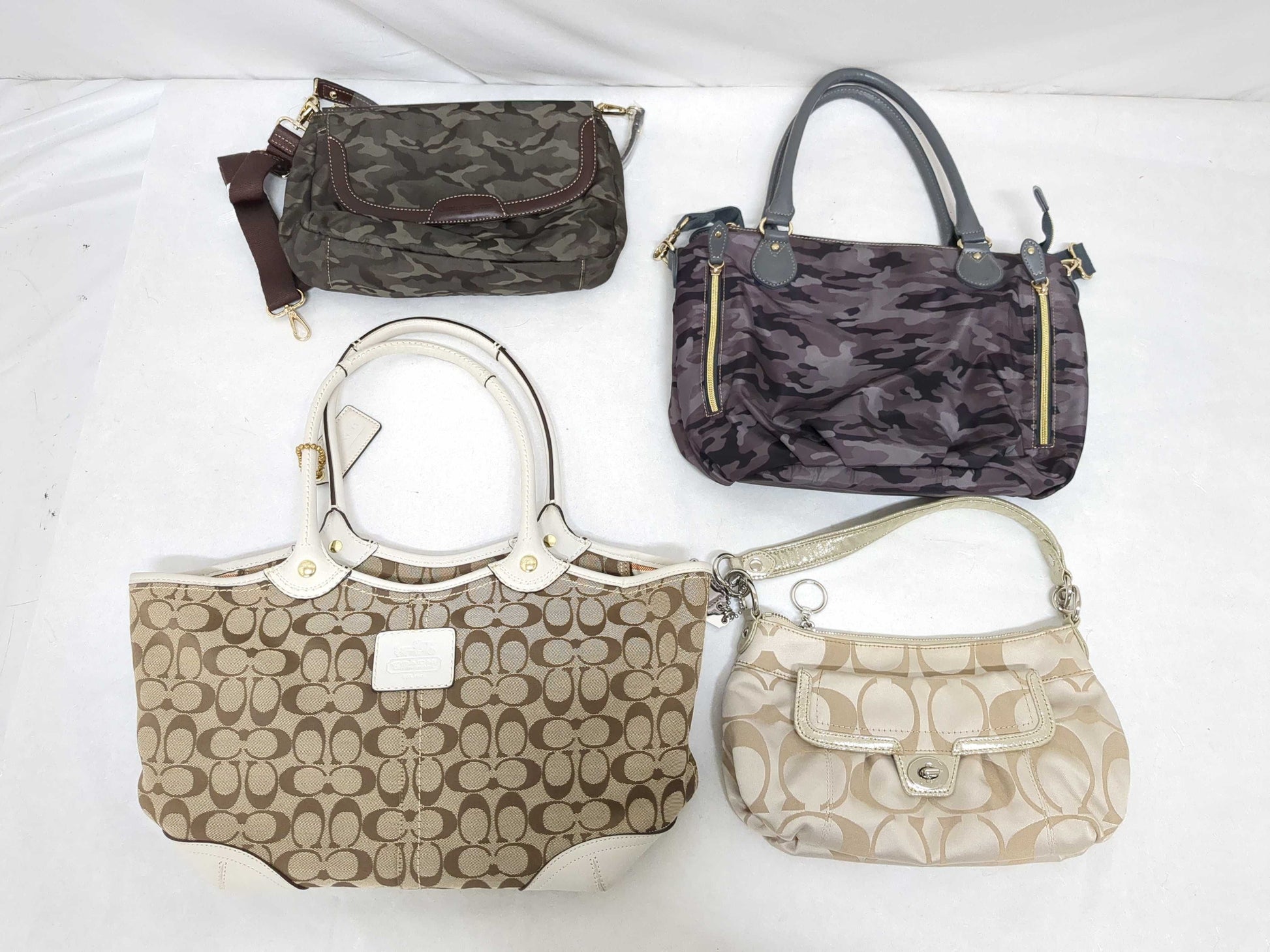 COACH Signature COACH/Christian Oliver 4-Piece Set Tote Bag