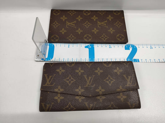 LOUIS VUITTON Monogram Long Wallet*2 Wallet
