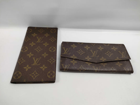 LOUIS VUITTON Monogram Long Wallet*2 Wallet