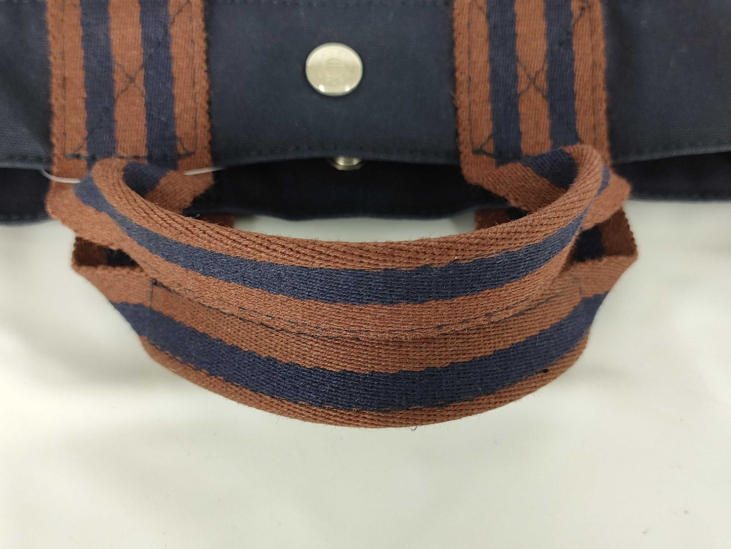 HERMES Foul Tou Blue Handbag