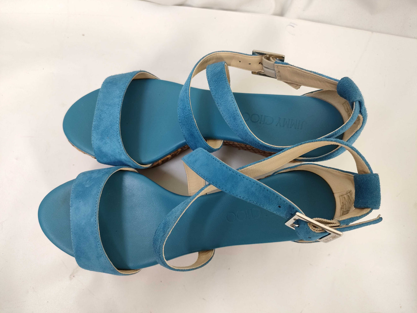 JIMMY CHOO 164PORT IA70.DKW Goat Leather Mules