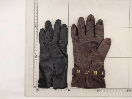 Chloe, etc. Leather gloves set, other accessories