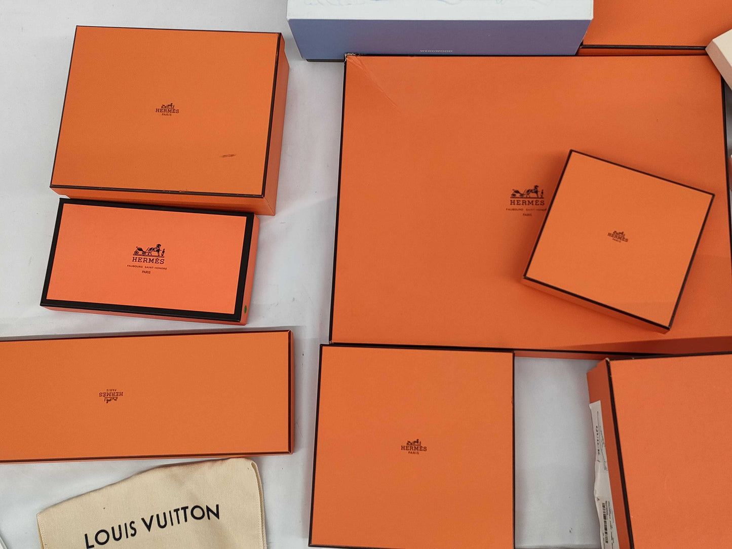 HERMES Brand Storage Bags Empty Boxes Bundle Brand Empty Boxes Bundle Brand Empty Boxes Bundle