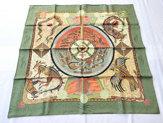 HERMES Carré 90 Australian Dream Scarf