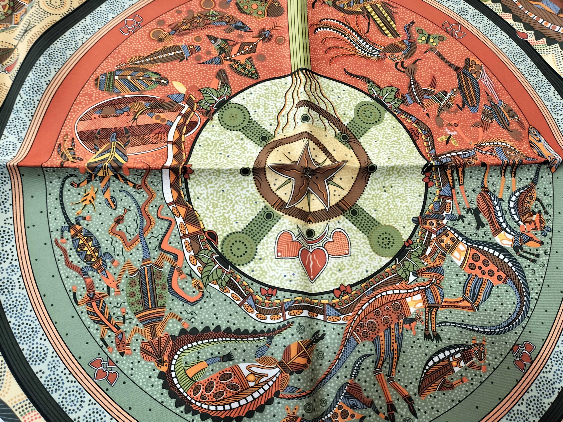 HERMES Carré 90 Australian Dream Scarf