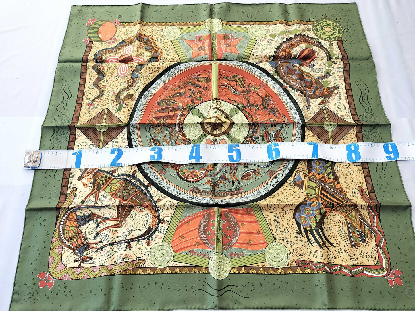 HERMES Carré 90 Australian Dream Scarf