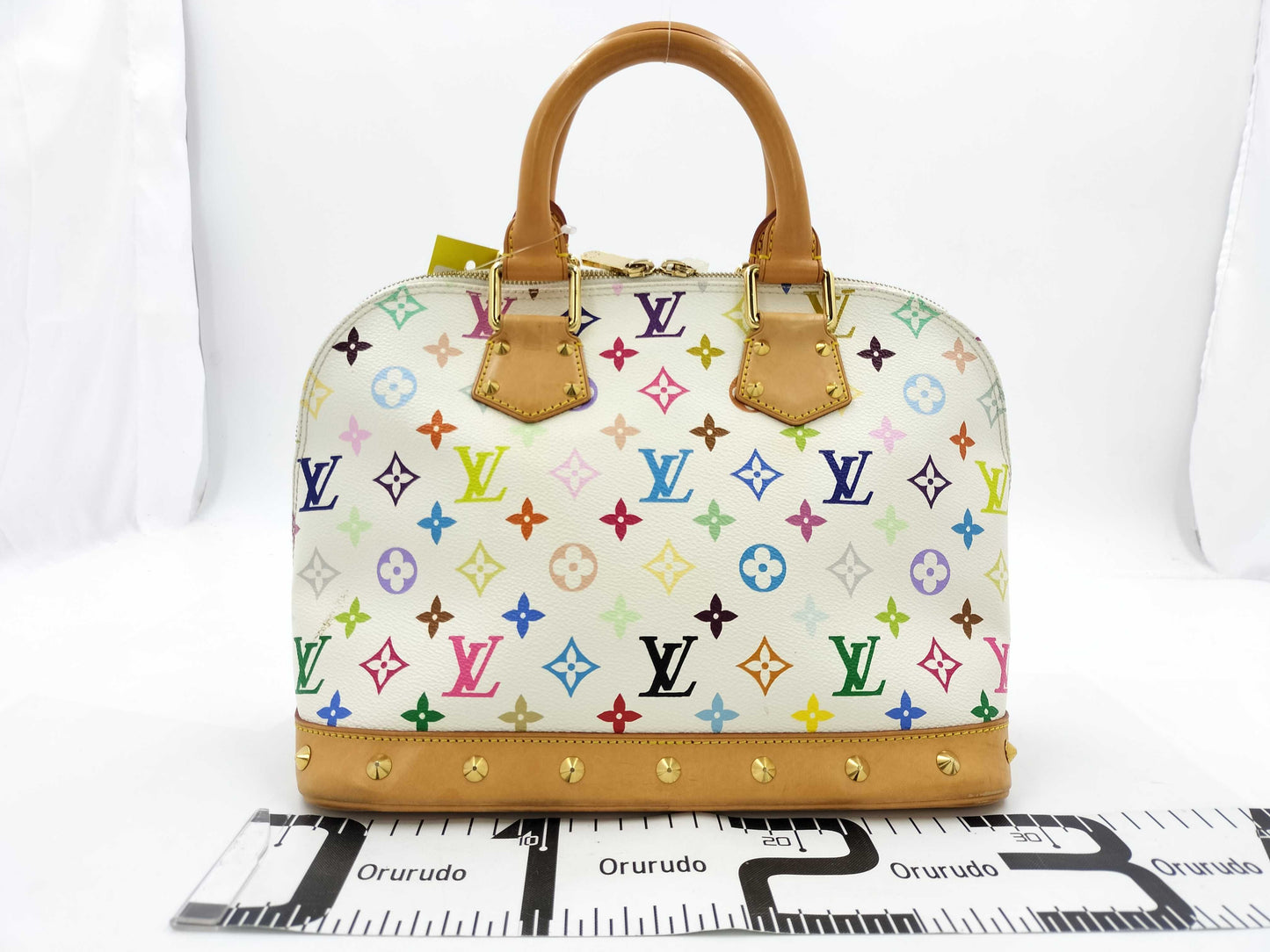 LOUIS VUITTON Monogram Multicolore M92647 Multicolore Alma Bron Handbag