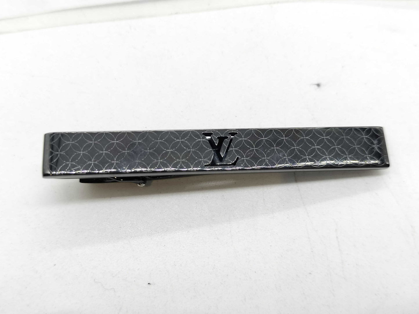 LOUIS VUITTON Damier Azur Tie Clip Tie Clip/Cufflinks