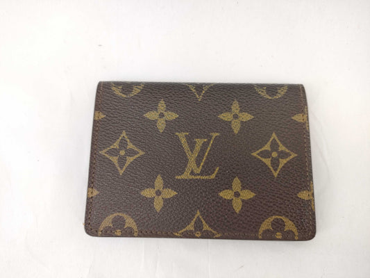 LOUIS VUITTON Monogram M60533 Business Card Case, Card Case, Pass Case, Business Card Case