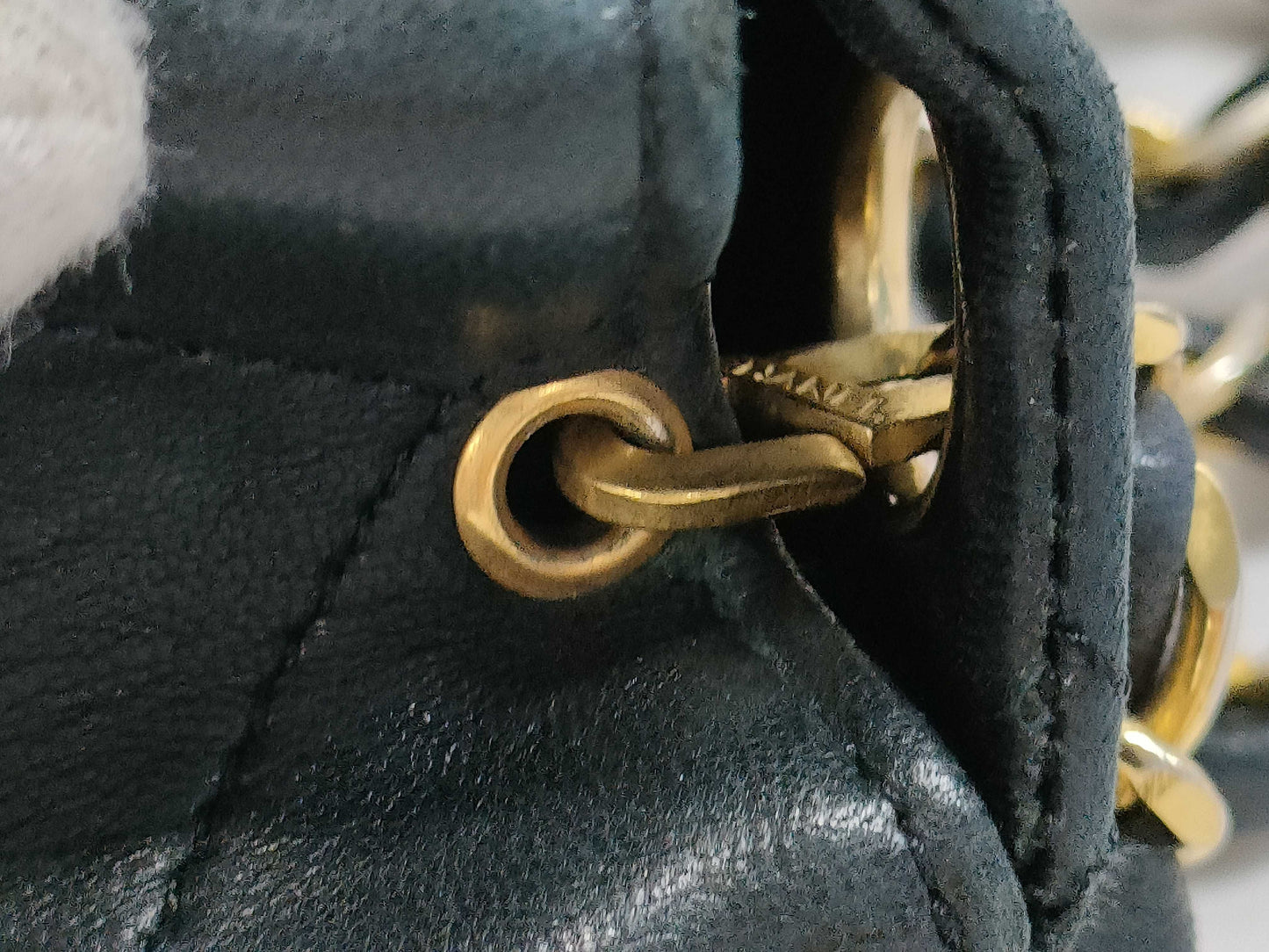 CHANEL Lambskin Matelasse 17 Shoulder Bag