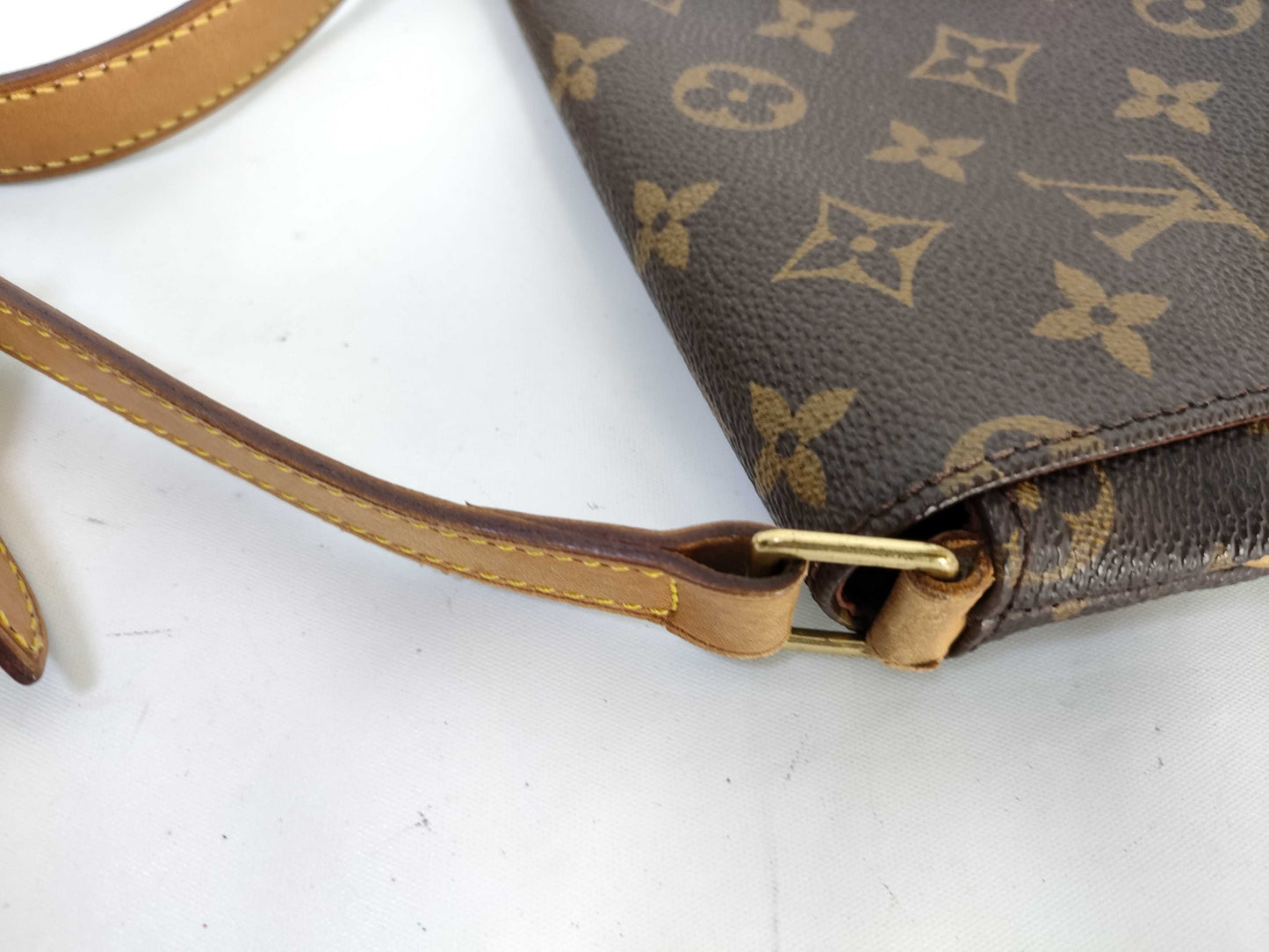 LOUIS VUITTON Monogram M51388 Musette Tango Shoulder Bag