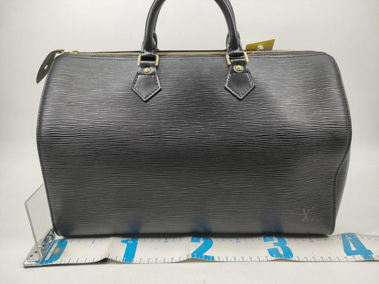 LOUIS VUITTON Epi Speedy 30 Noir Boston Bag