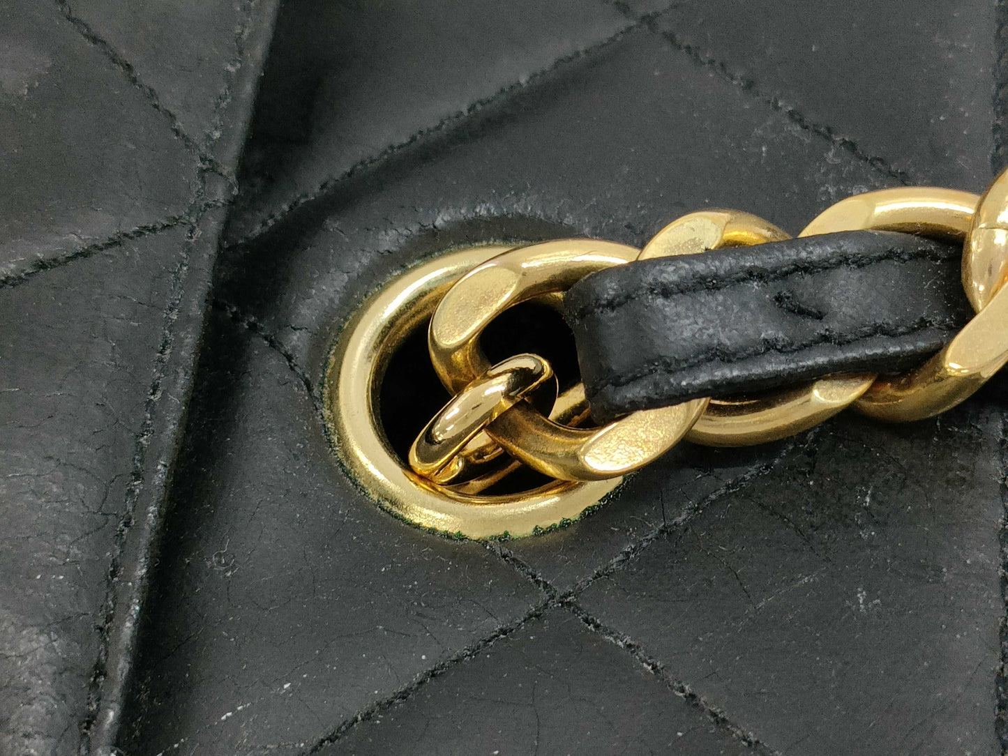 CHANEL Turnlock Coco Chain Tote Bag