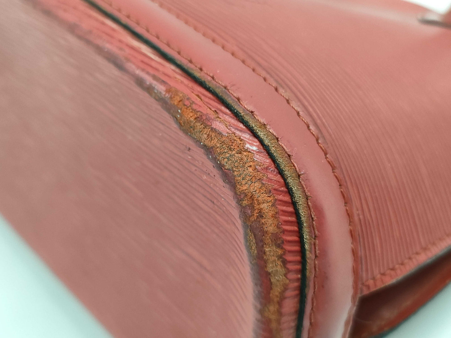 LOUIS VUITTON Epi Lussack Red Tote Bag