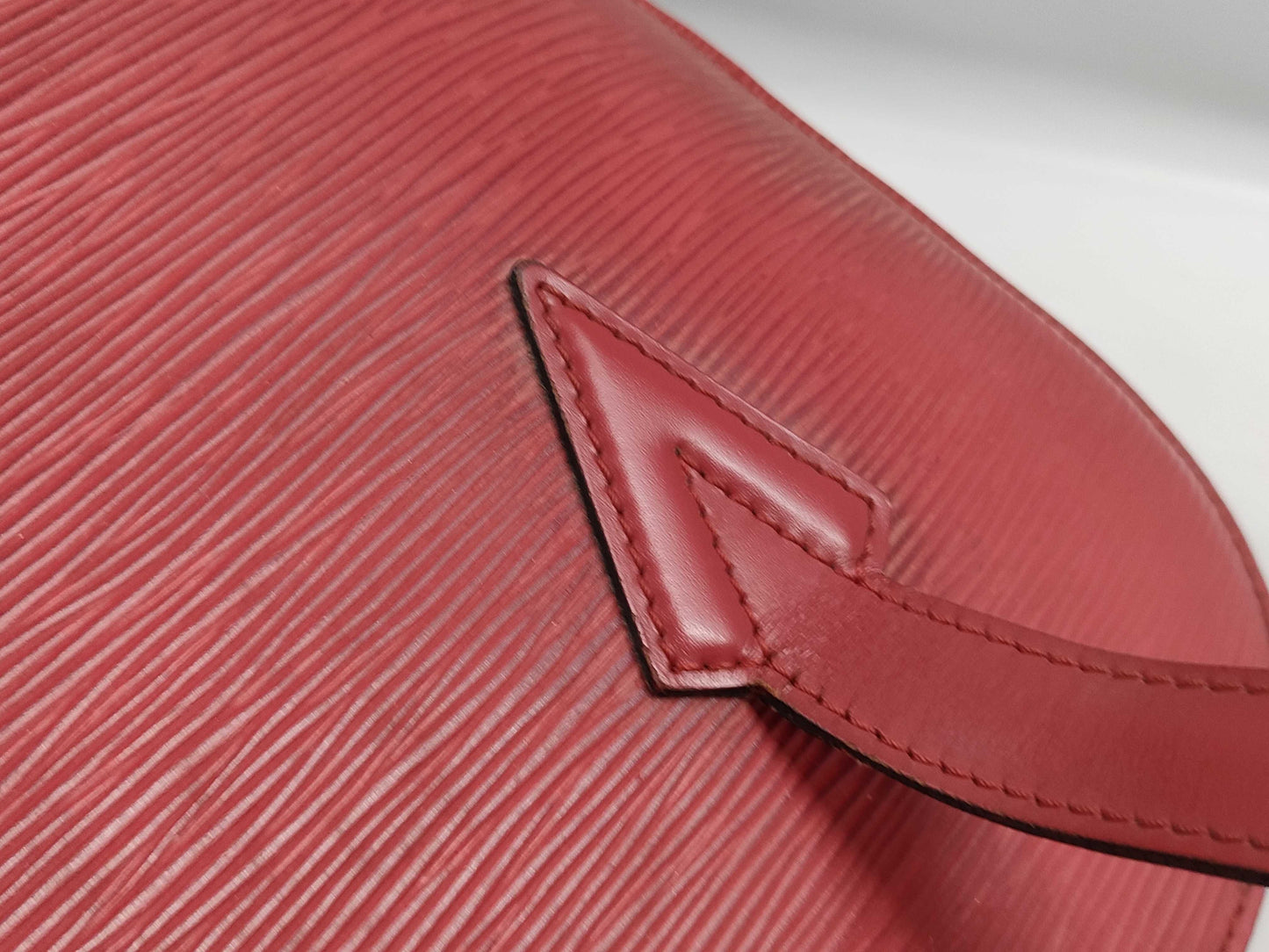 LOUIS VUITTON Epi Lussack Red Tote Bag